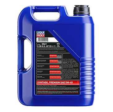 Liqui Moly 5W40 Synthoil Premium Engine Oil (5 Liter)