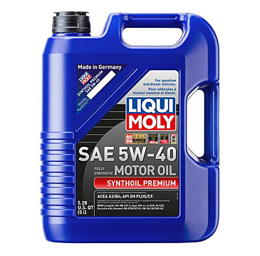 Liqui Moly 5W40 Synthoil Premium Engine Oil (5 Liter)