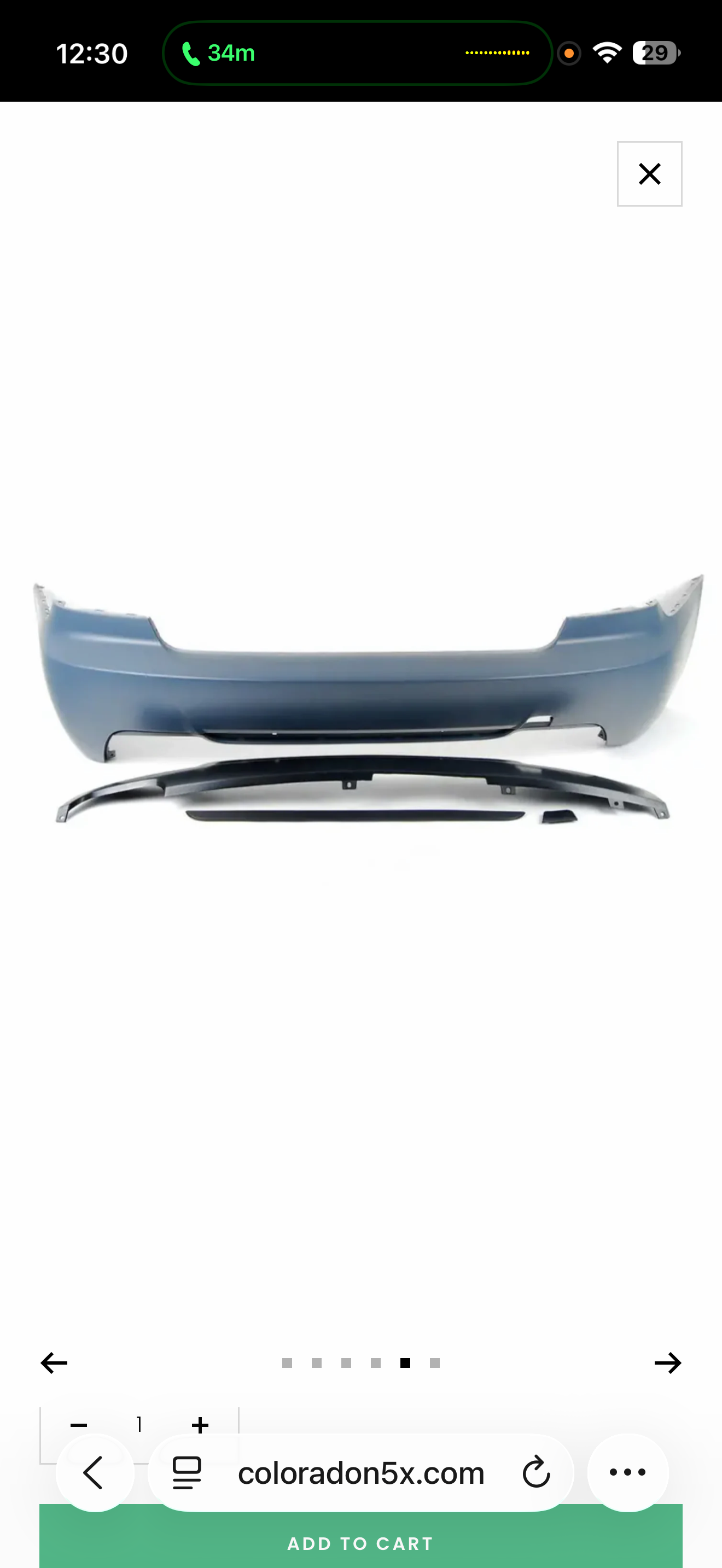 E92 M Sport Rear Bumper