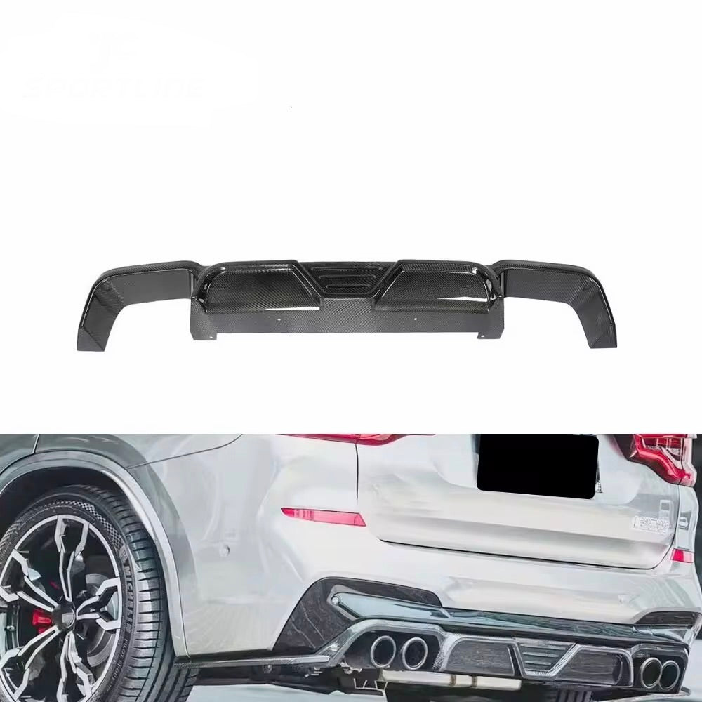 Carbon Fiber Rear Diffuser - X3M F97