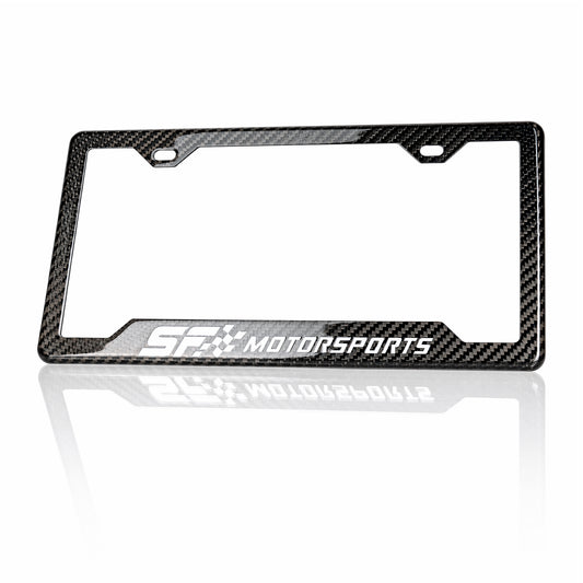 SF Motorsports Carbon Fiber License Plate Frame