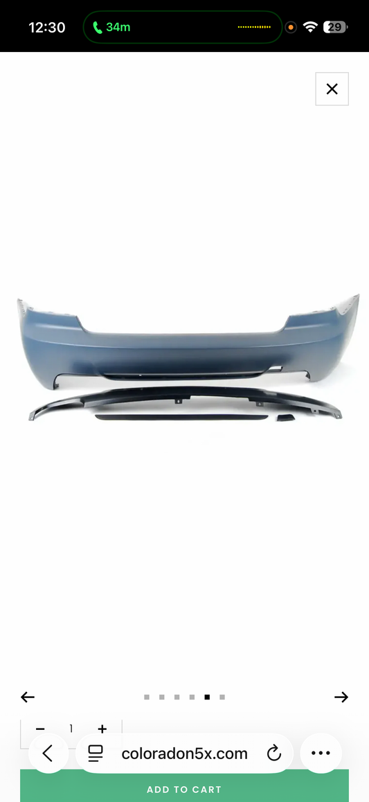 E92 M Sport Rear Bumper