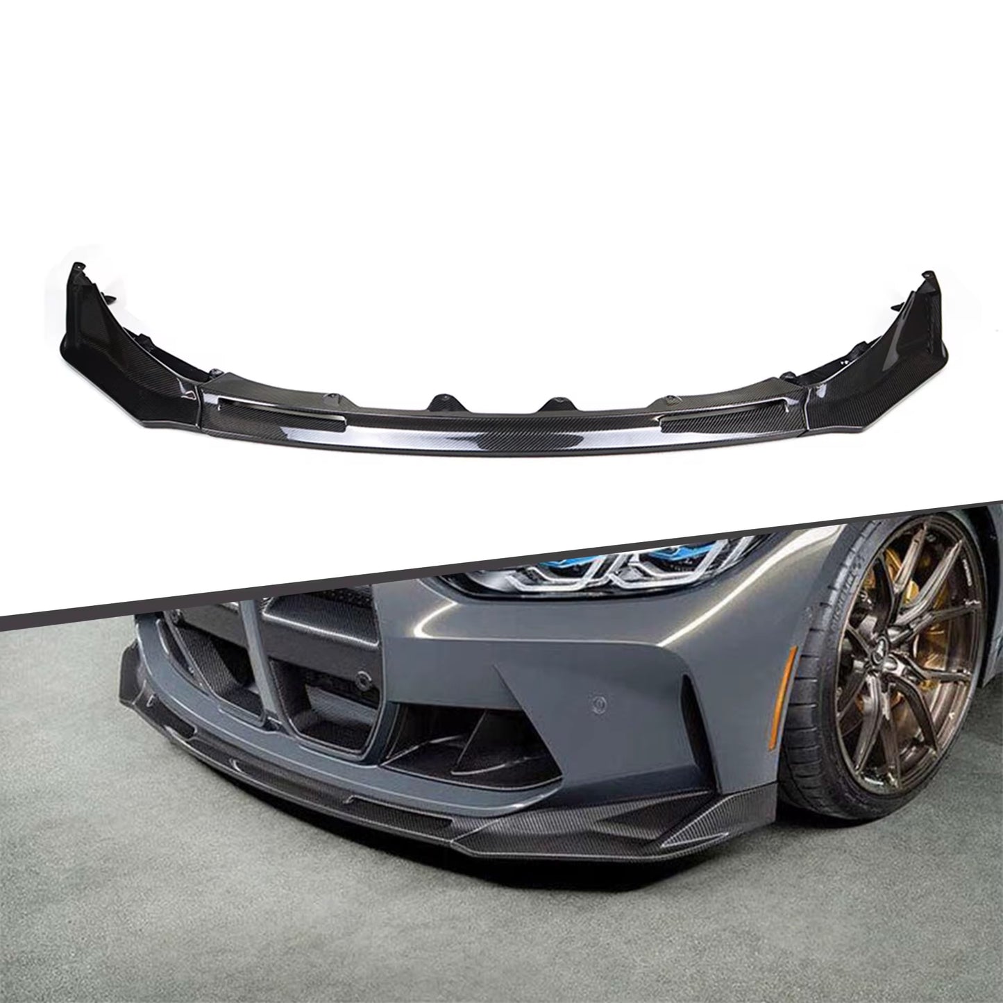 V Style Carbon Fiber Front Lip - G80 G82