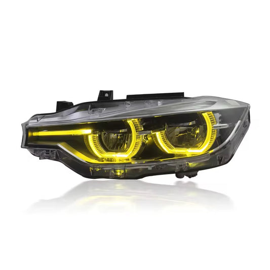 F Chassis Ikon Style Headlight (White/Yellow DRL)